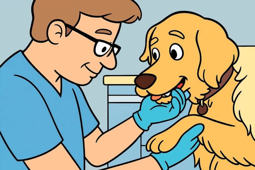 hund beim tierarzt mit premium plus tarif