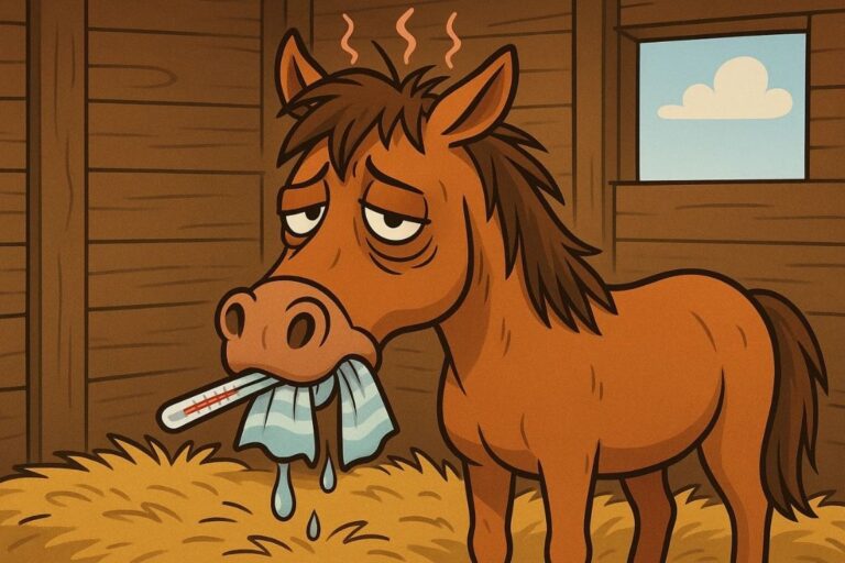 Pferdeinfluenza beim Pferd