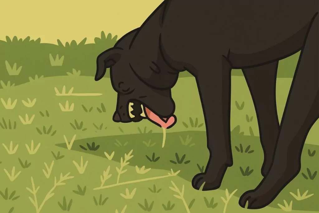 hund erbricht gelb was tun