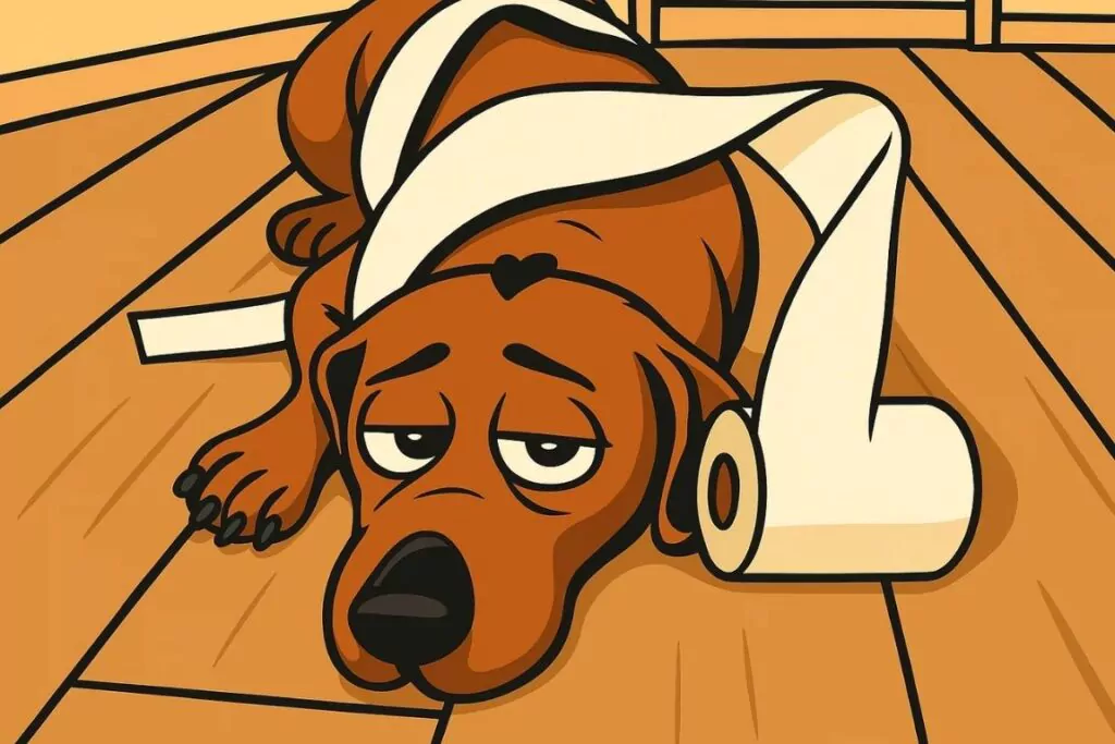 durchfall beim hund mit schleim bild